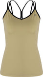 Montura - CRIMP CROSS CANOTTA WOMAN — DESERT BEIGE — Vista frontale 1