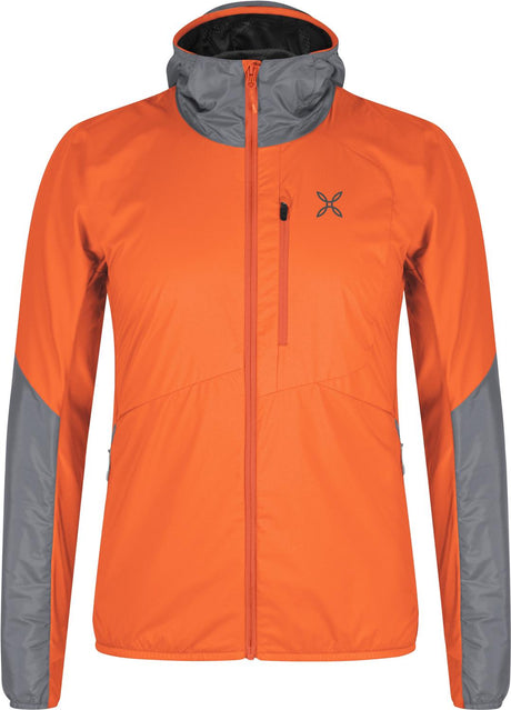 Montura - ALPHA EVO JACKET — ORANGE/MID GREY — Vista frontale 1