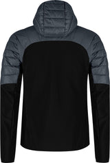 Montura - PEAK HYBRID HOODED JACKET — PIOMBO/ORANGE — Vista posteriore 3