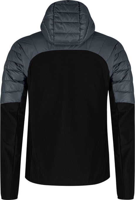 Montura - PEAK HYBRID HOODED JACKET — PIOMBO/ORANGE — Vista posteriore 3