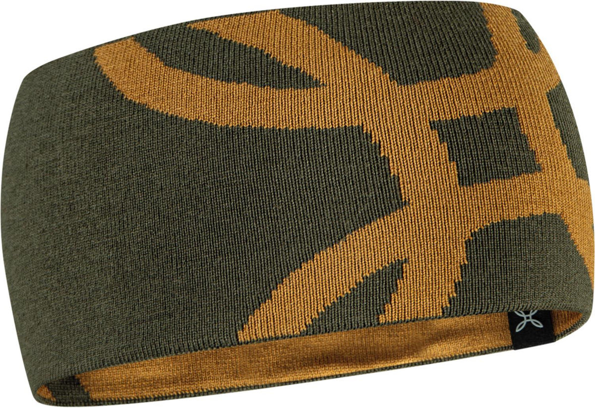 Montura - MERINO LOGO BAND — VERDE SALVIA/BRONZE BROWN — Vista frontale 1