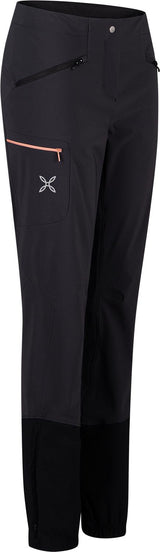 Montura - VERTIGO ALLROUND PANTS WOMAN — ANTRACITE/MELON — Immagine 2