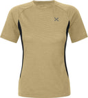 Montura - RISE T-SHIRT WOMAN — DESERT BEIGE — Vista frontale 1