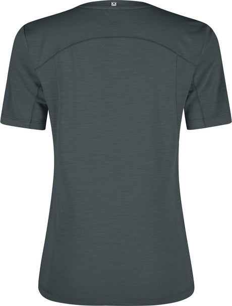 Montura - MERINO MIX T-SHIRT WOMAN — ANTRACITE — Vista posteriore 2