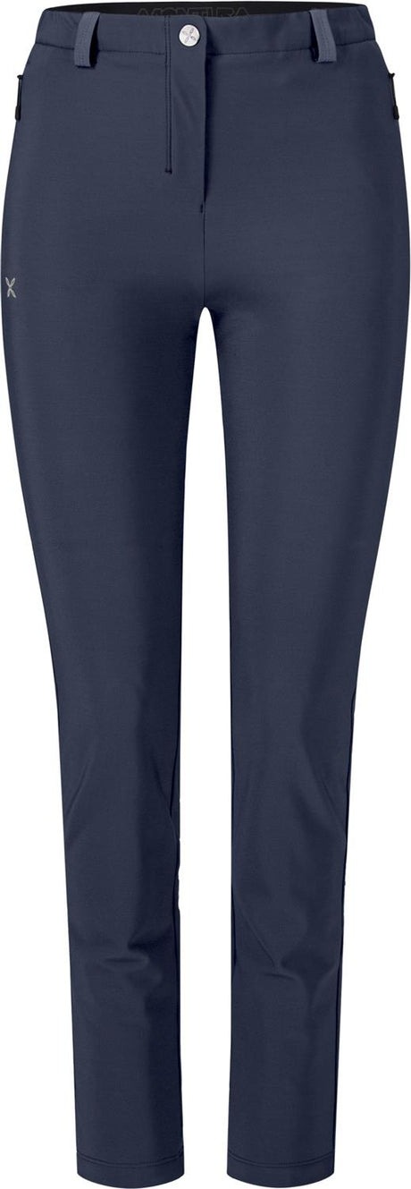 Montura - WINTER LIFE PANTS WOMAN — GRAPHITE BLUE — Vista frontale 1