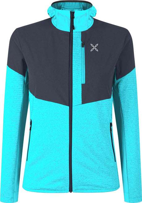 Montura - THERMAL GRID PRO 2 MAGLIA WOM. — TURQUOISE/GRAPHITE BLUE — Vista frontale 1