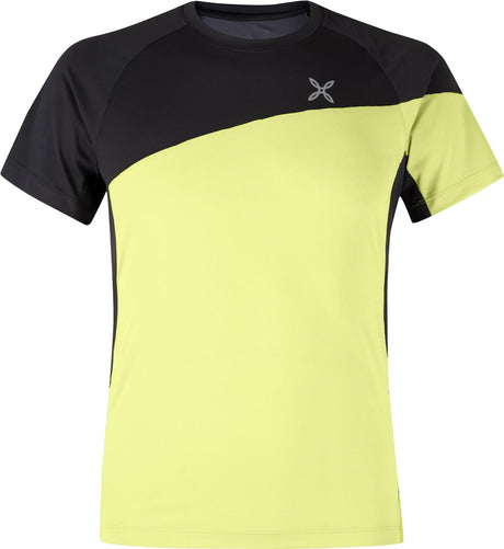 Montura - COLOR BLOCKING T-SHIRT — SUNNY LIME — Vista frontale 1