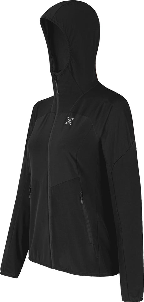 Montura - RISE HOODED JACKET WOMAN — BLACK — Immagine 2