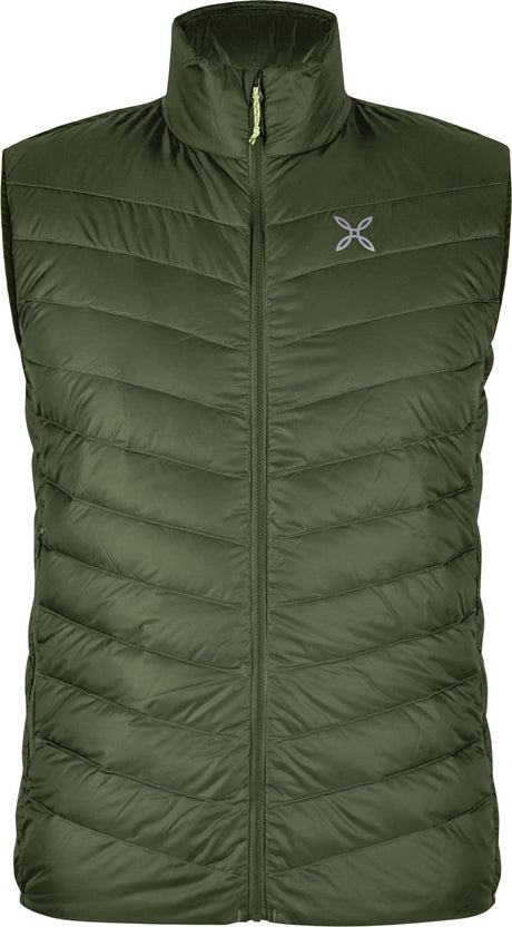 Montura - BREEZE DUVET VEST — VERDE SALVIA/SUNNY LIME — Vista frontale 1