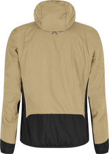 Montura - RISE OCTA HOODED JACKET — DESERT BEIGE/SUNNY LIME — Vista posteriore 3