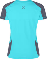 Montura - HADE T-SHIRT WOMAN — TURQUOISE/GRAPHITE BLUE — Vista posteriore 2