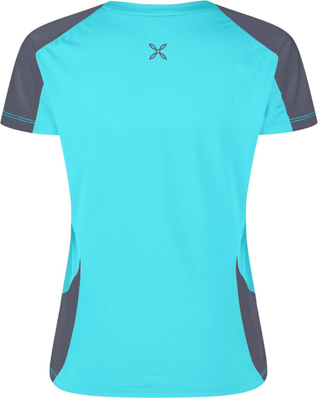 Montura - HADE T-SHIRT WOMAN — TURQUOISE/GRAPHITE BLUE — Vista posteriore 2