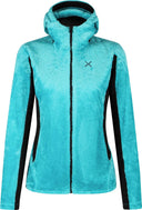 Montura - POLAR STYLE HOODED JKT WOMAN — TURQUOISE — Vista frontale 1