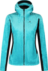 Montura - POLAR STYLE HOODED JKT WOMAN — TURQUOISE — Vista frontale 1