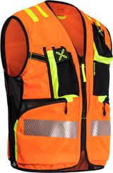 Montura - OPERATOR CONVERT JACKET — ARANCIO FLUO/GIALLO FLUO — Immagine 2