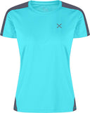 Montura - HADE T-SHIRT WOMAN — TURQUOISE/GRAPHITE BLUE — Vista frontale 1