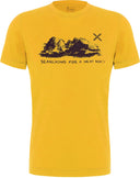 Montura - PEAKS MERINO T-SHIRT — MUSTARD — Vista frontale 1