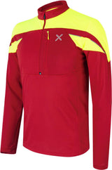 Montura - HIGH ZIP 2 MAGLIA — ROSSO/GIALLO FLUO — Immagine 2