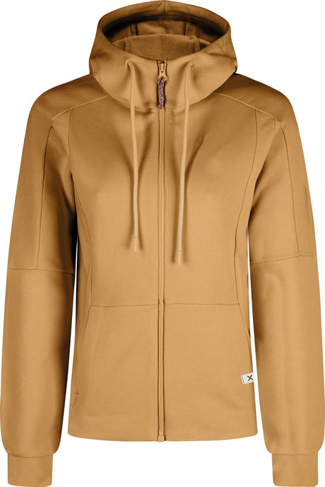 Montura - GOBI HOODED SWEATER WOMAN — BRONZE BROWN — Vista frontale 1