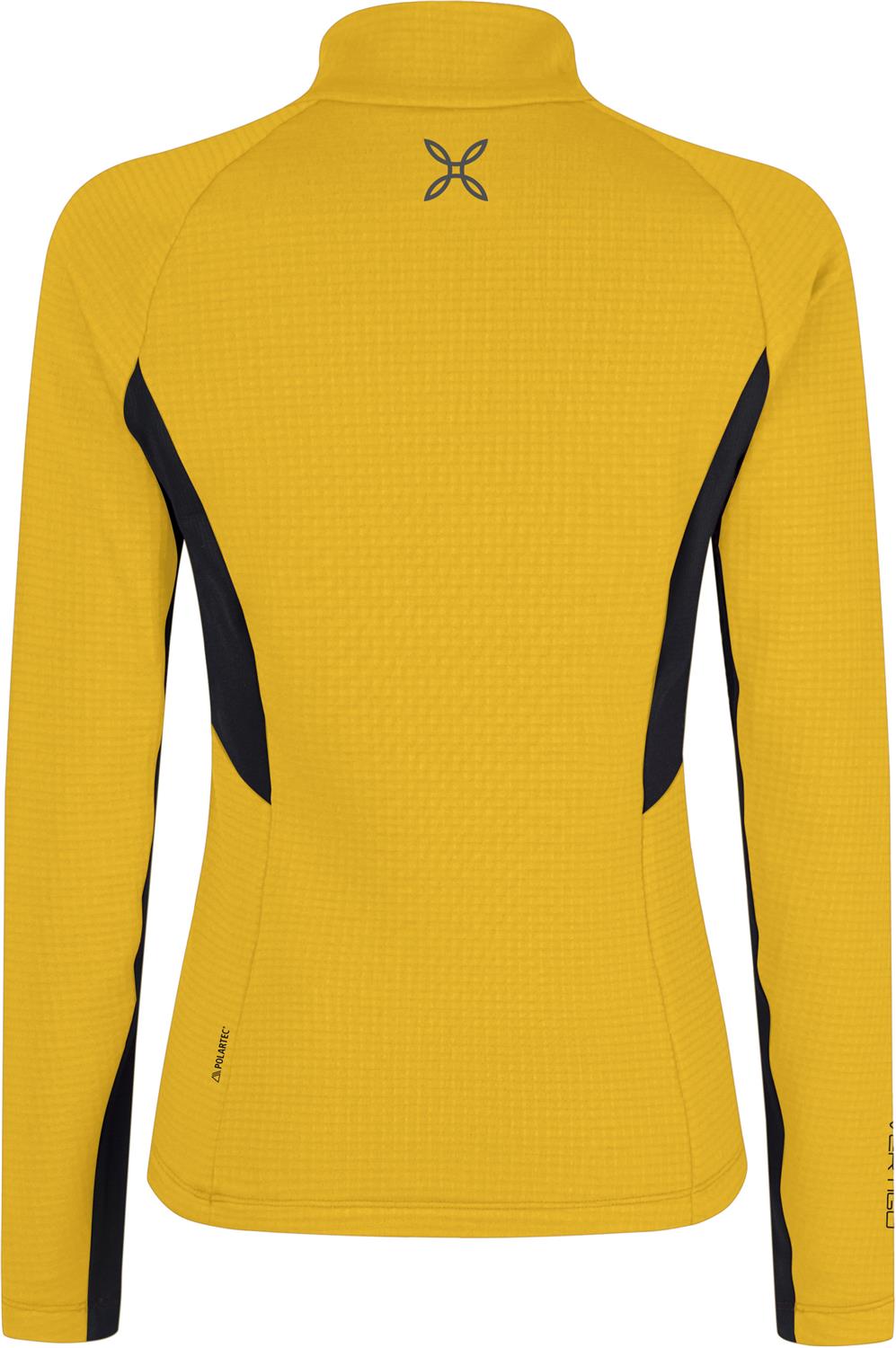 Montura - STRETCH COLOR 3 ZIP MAGLIA W. — MUSTARD — Vista posteriore 2