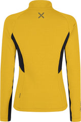 Montura - STRETCH COLOR 3 ZIP MAGLIA W. — MUSTARD — Vista posteriore 2