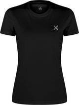 Montura - BASIC LOGO T-SHIRT WOMAN — BLACK — Vista frontale 1