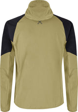 Montura - RISE HOODED JACKET — DESERT BEIGE/SUNNY LIME — Vista posteriore 3