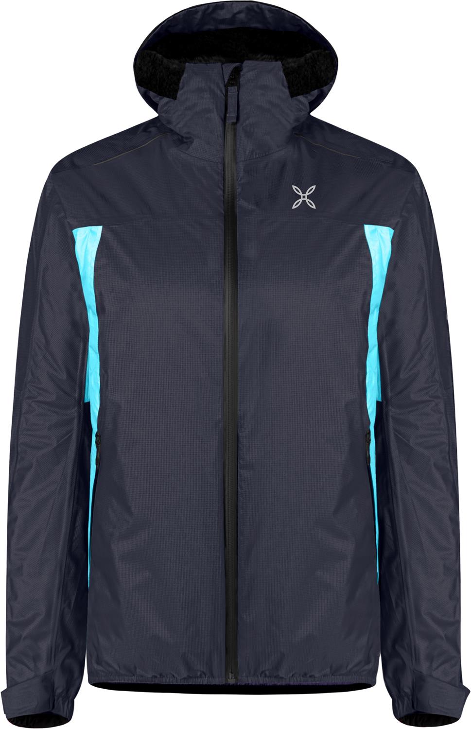 Montura - NEVIS 2.0 JACKET WOMAN — GRAPHITE BLUE/TURQUOISE — Vista frontale 1