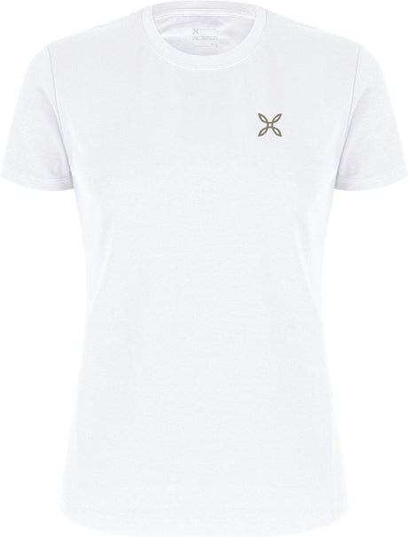 Montura - ROCK PAINTING T-SHIRT WOMAN — WHITE/DESERT BEIGE — Vista frontale 1