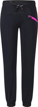 Montura - SOUND PANTS KIDS — BLACK/INTENSE VIOLET — Vista frontale 1