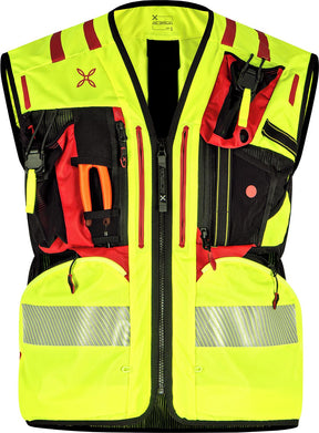Montura - OPERATOR EVO 4 VEST — GIALLO FLUO/ROSSO — Vista frontale 1