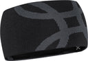 Montura - MERINO LOGO BAND — BLACK/ANTRACITE — Vista frontale 1