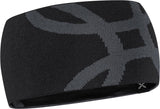 Montura - MERINO LOGO BAND — BLACK/ANTRACITE — Vista frontale 1