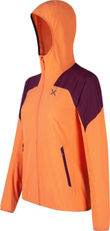 Montura - RISE HOODED JACKET WOMAN — MELON/VINACCIA — Immagine 2