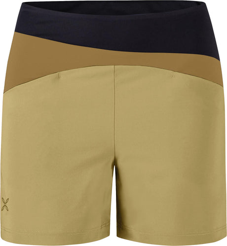 Montura - LOOM SHORTS WOMAN — DESERT BEIGE/CAMEL — Vista frontale 1