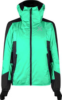 Montura - SKISKY EVO HOODED JACKET WOMAN — BRIGHT TEAL/SHELL — Vista frontale 1
