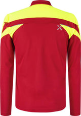 Montura - HIGH ZIP 2 MAGLIA — ROSSO/GIALLO FLUO — Vista posteriore 3