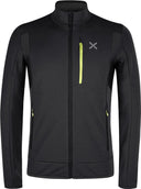 Montura - STRETCH 2 MAGLIA — BLACK/SUNNY LIME — Vista frontale 1