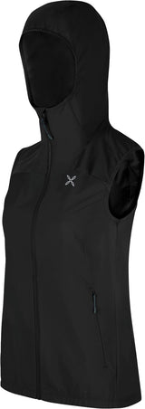 Montura - RISE HOODED VEST WOMAN — BLACK — Immagine 2