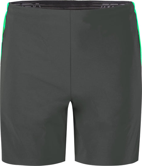 Montura - SYNTH SHORTS — ANTRACITE/VIBE GREEN — Vista frontale 1