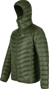 Montura - BREEZE HOODED DUVET JACKET — VERDE SALVIA/SUNNY LIME — Immagine 2
