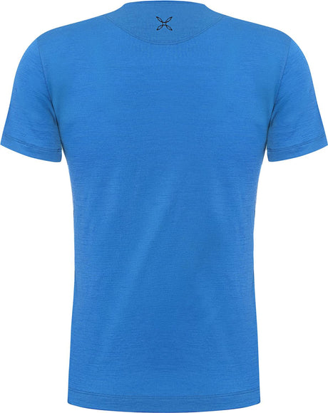 Montura - PEAKS MERINO T-SHIRT — B.BLUE — Vista posteriore 2
