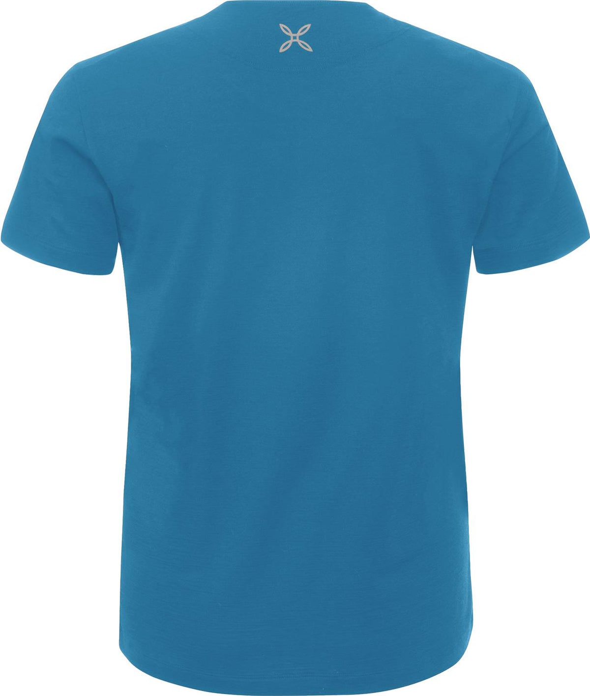 Montura - LOGO MERINO T-SHIRT — STEEL BLUE — Vista posteriore 2