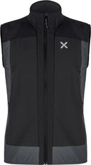 Montura - DOLOMITI WIND VEST — BLACK/ANTRACITE — Vista frontale 1