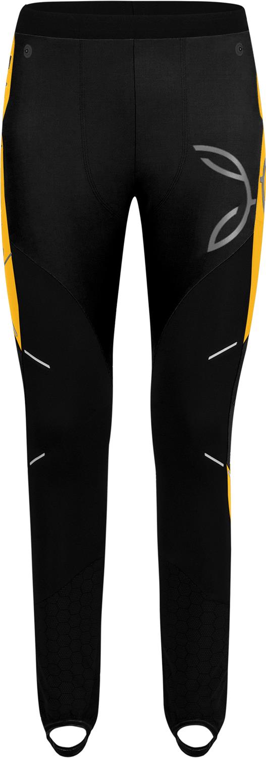 Montura - SLICK 2 PANTS — BLACK/MUSTARD — Vista frontale 1