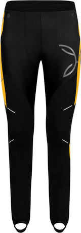 Montura - SLICK 2 PANTS — BLACK/MUSTARD — Vista frontale 1