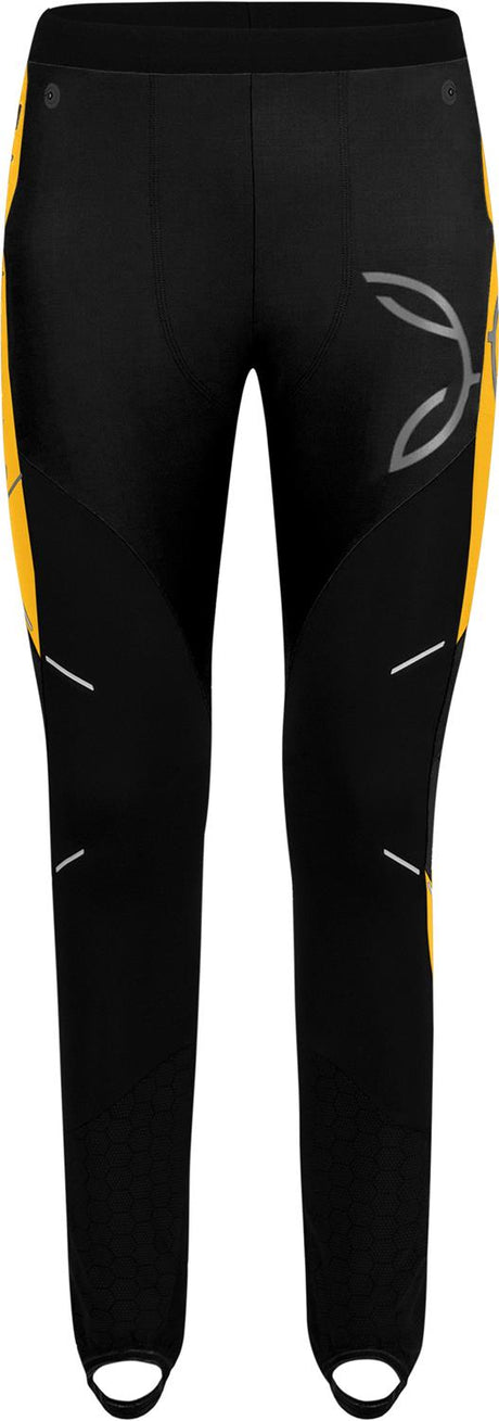Montura - SLICK 2 PANTS — BLACK/MUSTARD — Vista frontale 1