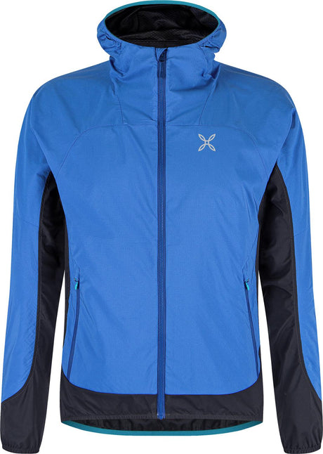 Montura - RISE OCTA HOODED JACKET — B.BLUE/MARINE — Vista frontale 1