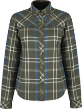 Montura - CHECK SHIRT WOMAN — VERDE SALVIA/DUSK — Vista frontale 1