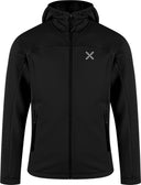 Montura - GRID LIGHT HOODED MAGLIA KIDS — BLACK — Vista frontale 1